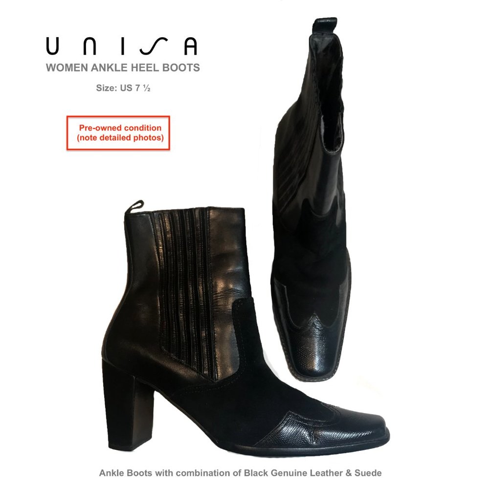 UNISA ® WOMEN ANKLE HEEL BOOTS